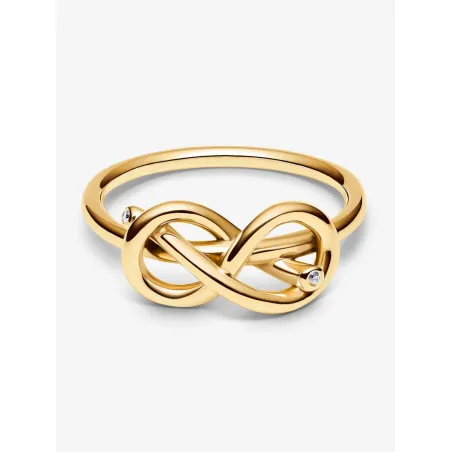 Anello dorato Legame Infinito Donna Pandora