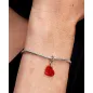 Charm Pendente Cuore Opale Rosso Donna Pandora 