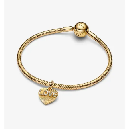 Charm Pendente Cuore Love dorato Pandora