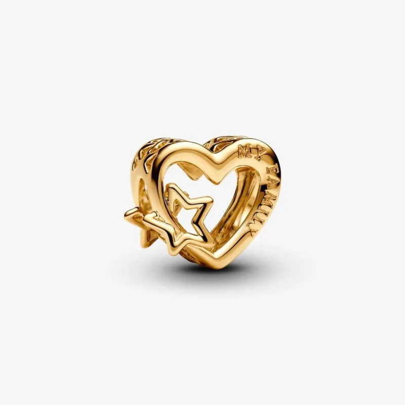 CHARM OPENWORK CUORE CON STELLA DONNA PANDORA CHARM OPENWORK CUORE CON STELLA DONNA PANDORA
