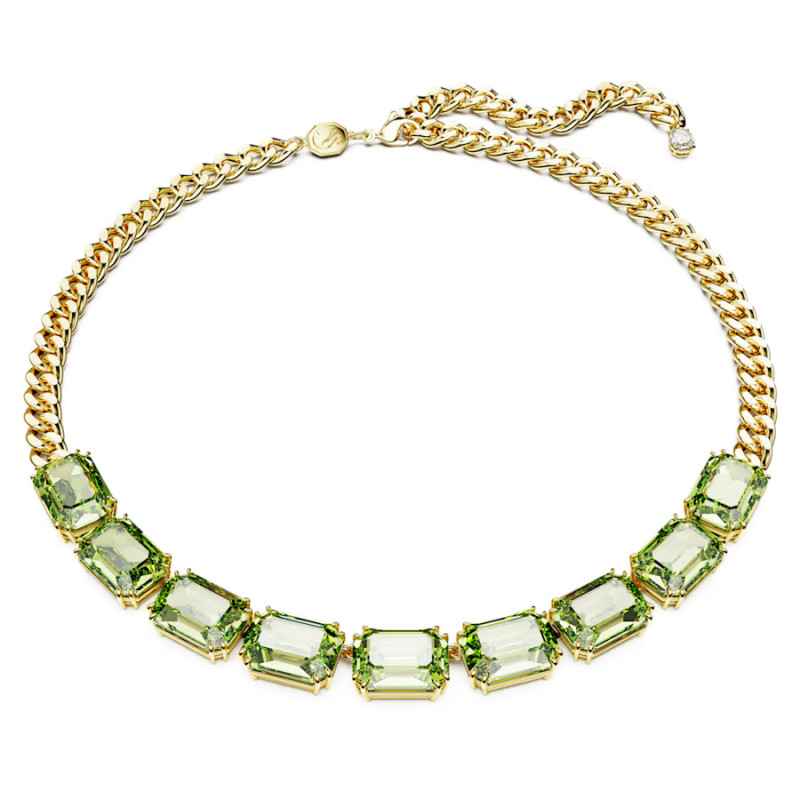 COLLANA MILLENIA TAGLIO OTTAGONALE VERDE DONNA SWAROVSKI COLLANA MILLENIA TAGLIO OTTAGONALE VERDE DONNA SWAROVSKI