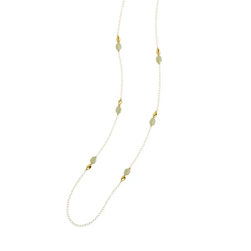 Collana Vitality Olive Green Donna Rossoprezioso