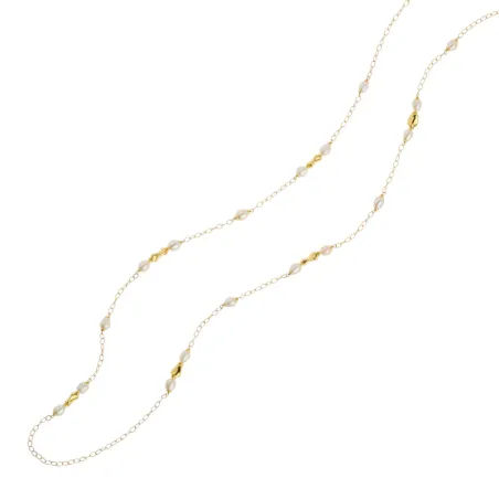 Collana Swirl Euphoria con perle Donna Rossoprezioso