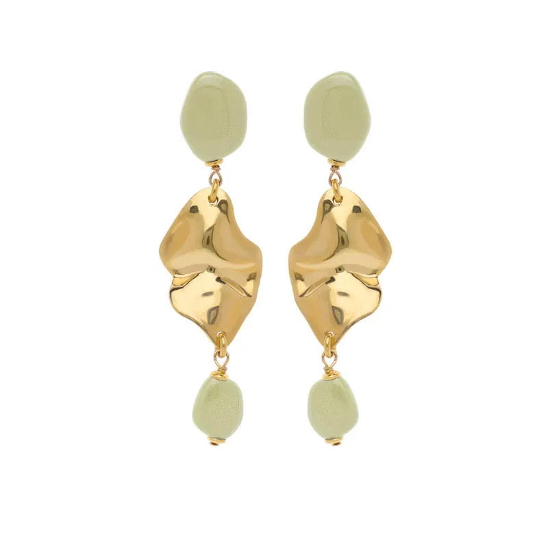 Orecchini Energy Olive Green Euphoria Donna Rossoprezioso