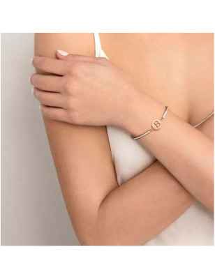 Bracciale MILLELUCI LETTERA V IN PVD ROSA DONNA Nomination