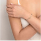 Bracciale MILLELUCI LETTERA V IN PVD ROSA DONNA Nomination