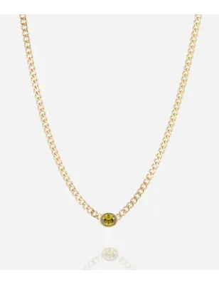 Collana Grazia con zircone verde Donna Zag