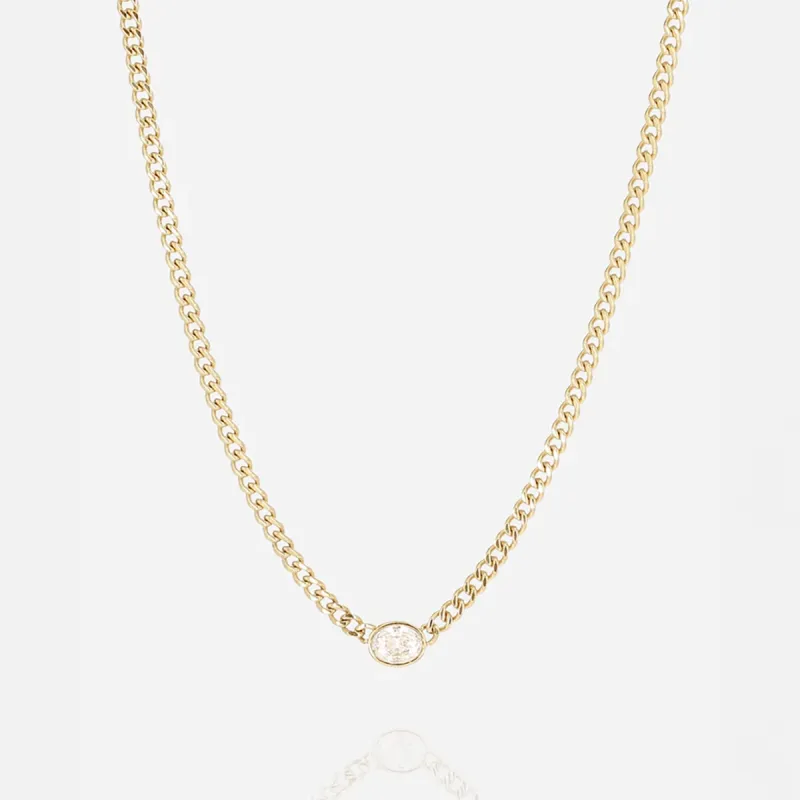 Collana Grazia con zircone bianco Donna Zag