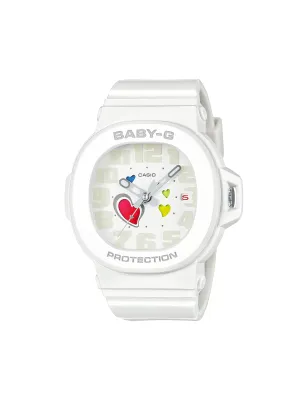 Orologio Bianco Cuori Bambini Casio Baby-G