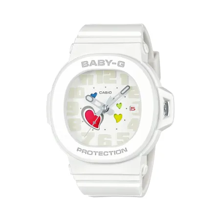 Orologio Bianco Cuori Bambini Casio Baby-G