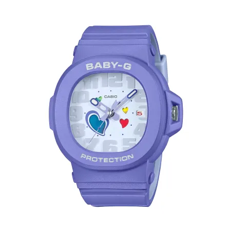 Orologio Viola Cuori Bambini Casio Baby-G