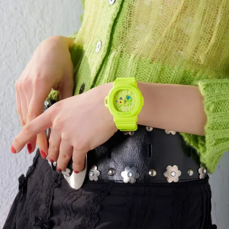 Orologio Verde Chiaro Cuori Bambini Casio Baby-G