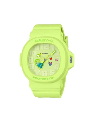 Orologio Verde Chiaro Cuori Bambini Casio Baby-G