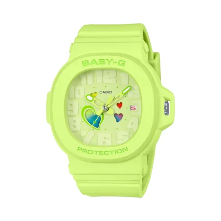 Orologio Verde Chiaro Cuori Bambini Casio Baby-G