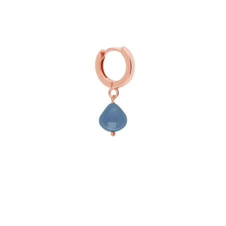 Monorecchino cerchio Semino d'Amore Glam Blue Rossoprezioso