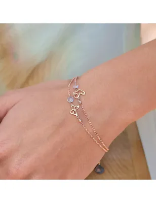 Bracciale Semino d'Amore Giardino Butterfly Donna Rossoprezioso