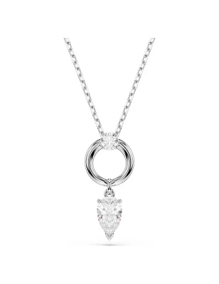 Collana Pendente Mesmera Taglio Pear Rodio Donna Swarovski