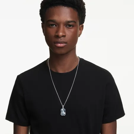 Collana Pendente Millenia Taglio ottagonale Uomo Swarovski