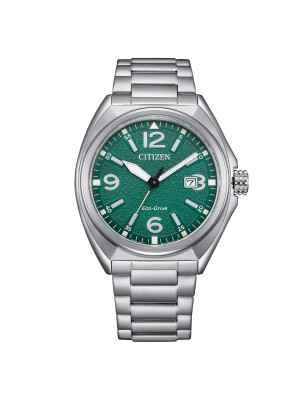 Orologio Verde Acciaio Uomo Citizen