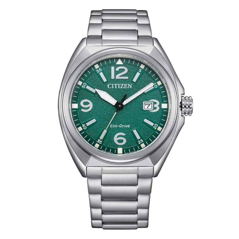Orologio Verde Acciaio Uomo Citizen