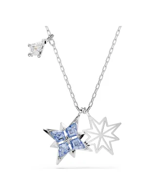 Collana Pendente Symbolica Stella Blu Donna Swarovski