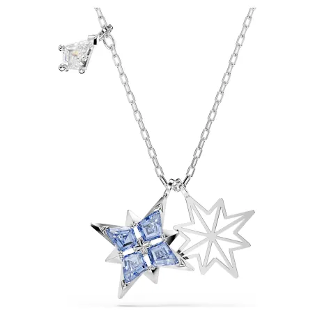Collana Pendente Symbolica Stella Blu Donna Swarovski