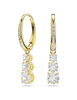 Orecchini a cerchio Stilla Attract Taglio Round Donna Swarovski