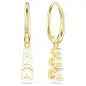 Orecchini a cerchio Stilla Attract Taglio Round Donna Swarovski