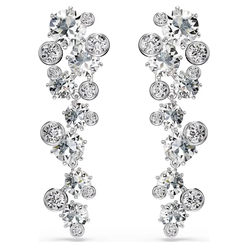 Orecchini pendenti Constella Taglio misto Rodio Donna Swarovski