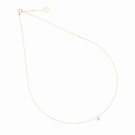 COLLANA DIAMANTE NUDO 0,10 CT DONNA MAMAN ET SOPHIE 