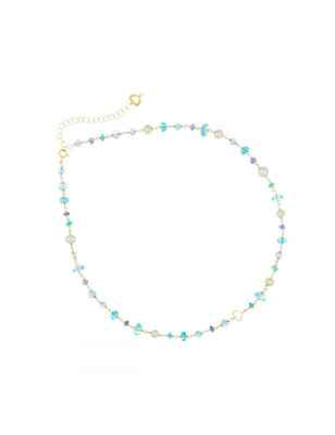 GIROCOLLO 18KT NUVOLE AZZURRO MAMAN ET SOPHIE