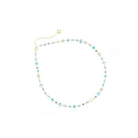 GIROCOLLO 18KT NUVOLE AZZURRO MAMAN ET SOPHIE