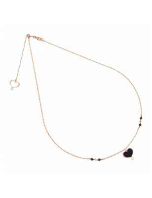 GIROCOLLO CUORE MAMAN NERO DONNA MAMAN ET SOPHIE M&S