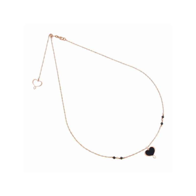 GIROCOLLO CUORE MAMAN NERO DONNA MAMAN ET SOPHIE M&S