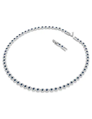 Collana Tennis Una Angelic Taglio Round Blu Donna Swarovski - category_name - XDMG De Marchi Gianotti