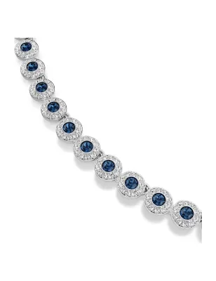 Collana Tennis Una Angelic Taglio Round Blu Donna Swarovski - category_name - XDMG De Marchi Gianotti