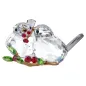 Decorazione Idyllia Coppia di Uccelli e Bacche Donna Swarovski