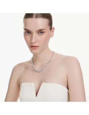Collana Constella Taglio Round Bianca Donna Swarovski