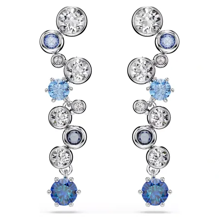 Orecchini pendenti Constella Taglio misto Blu Donna Swarovski