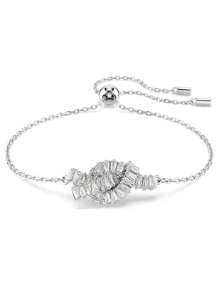 Bracciale Matrix Taglio baguette Nodo Bianco Donna Swarovski