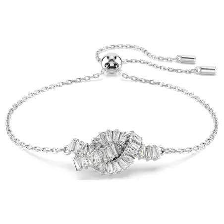 Bracciale Matrix Taglio baguette Nodo Bianco Donna Swarovski
