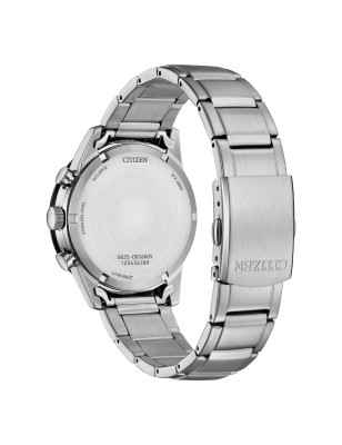 Orologio Cronografo Blu Acciaio Eco Drive T9 Chrono Uomo Citizen