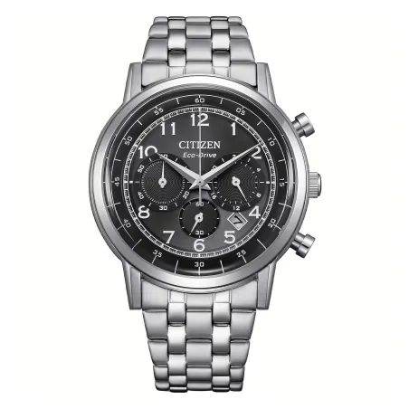 Orologio Nero Acciaio Eco Drive OF Chrono Uomo Citizen