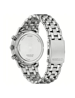 Orologio Nero Acciaio Eco Drive OF Chrono Uomo Citizen