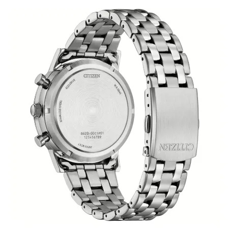 Orologio Nero Acciaio Eco Drive OF Chrono Uomo Citizen