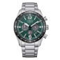 Orologio Cronografo Verde Acciaio Aviator Eco Drive Uomo Citizen Orologio Cronografo Verde Acciaio Aviator Eco Drive Uomo Citizen