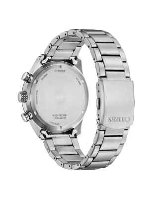 Orologio Cronografo Verde Acciaio Aviator Eco Drive Uomo Citizen