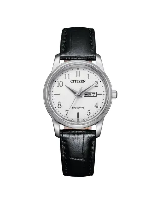 Orologio Bianco Acciaio Classic Eco Drive Donna Citizen