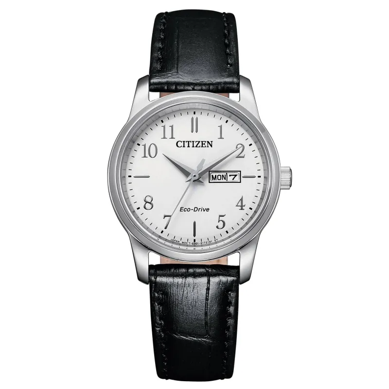 Orologio Bianco Acciaio Classic Eco Drive Donna Citizen