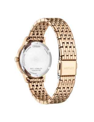 Orologio Oro Rosa Madreperla Lady Dazzling Eco Drive Donna Citizen